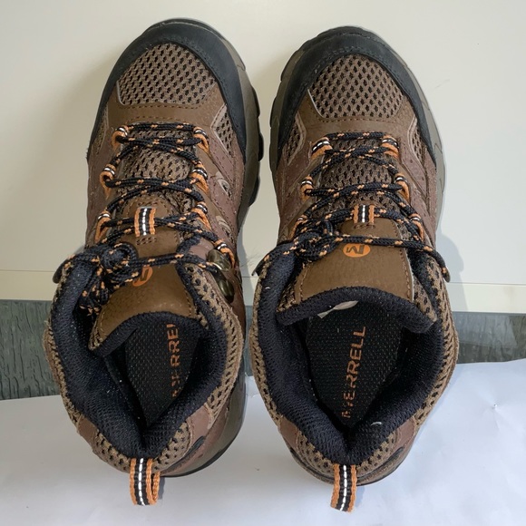 Merrell Boy's Moab 2 Mid Waterproof Boots Size 1 - Picture 10 of 10